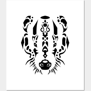 Tribal Badger Posters and Art